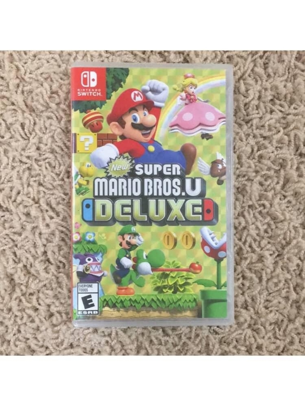 Nintendo Super Mario Bros. U Deluxe - Green and Red Cover Artwork